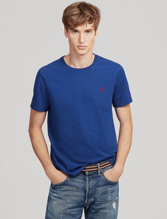 Polo Ralph Lauren 26/1 Jersey-Lsl-Tsh - Blue - XL