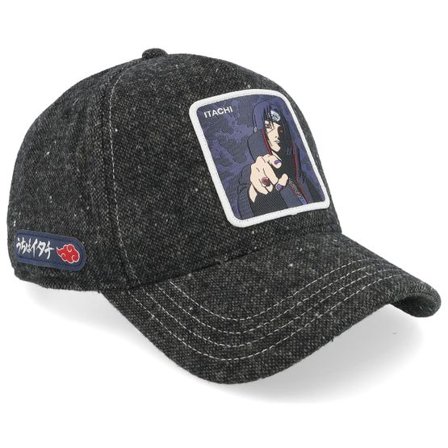 Capslab - Svart adjustable Keps - Naruto Itachi Black A-Frame Adjustable @ Hatstore