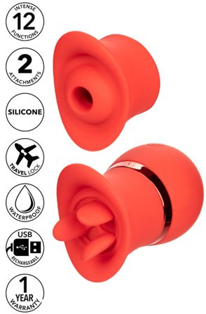 CalExotics French Kiss Suck & Play Set Klitorisstimulator - Blushme.se