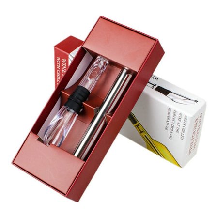 Viinibaari ruostumattomasta teräksestä, nopeasti jäähdyttävä olutbaari, jäähdytettävä, viinin 3-in-1 dekantteri