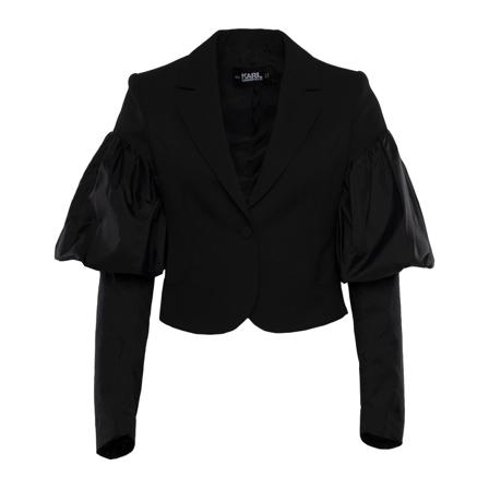 Karl Lagerfeld, Blazers Zwart, Dames, Maat:2XS
