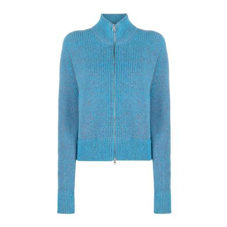 MM6 Maison Margiela ZIP Sweater Blå, Dame