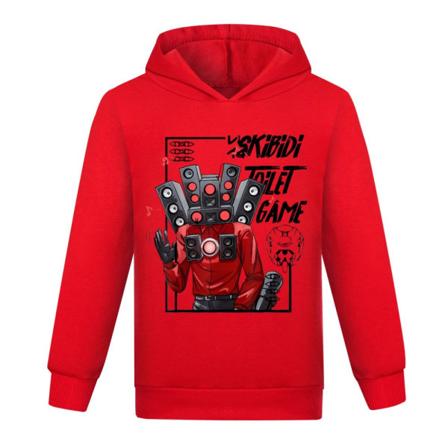 Pojkar Flickor Casual Hoodie Skibidi toalett Långärmade Toppar Gåva