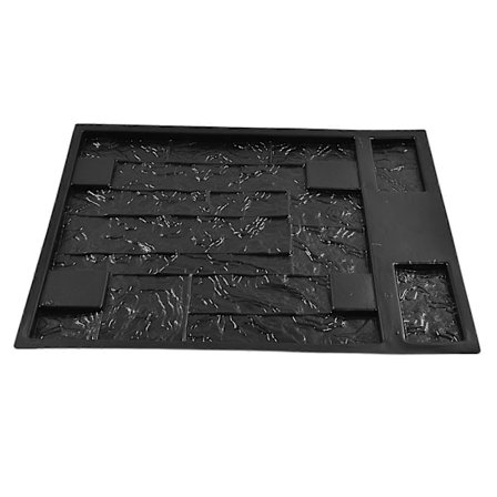 Betonimuotit puutarhaan kodin koristeluun DIY Kulutusta kestävä kierrätettävä ABS-seinämuotti mustana