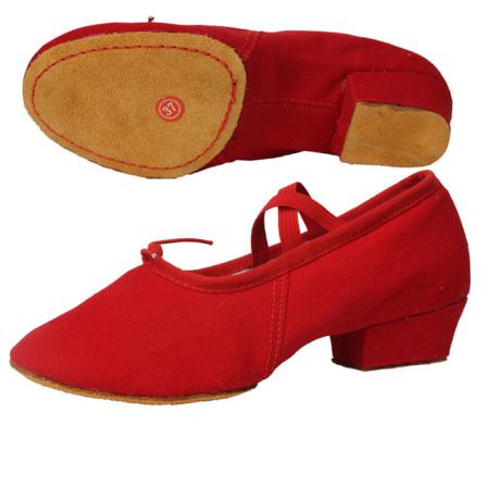 Vuxet Barn Round Toe Pumps Chunky Heel Dans Sko Balettdans