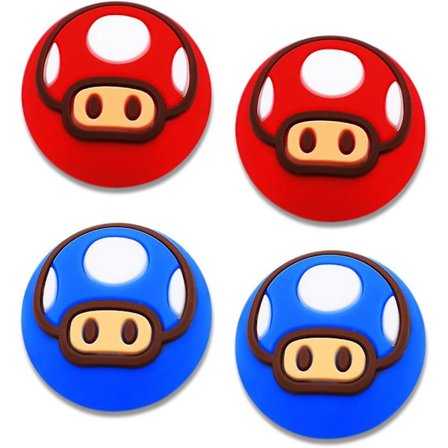 Tumgrepp för Nintendo Switch/OLED/Switch Lite, 4 st Tumgrepp för Nintendo Switch Joystick Skydd Kawaii Tillbehör Switch Tumgrepp