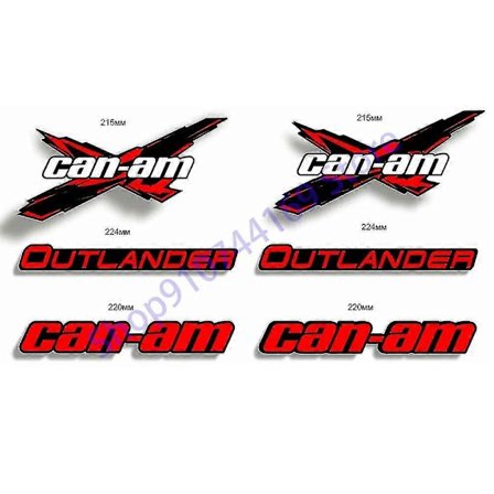 For BRP CAN-AM Dekal Klistremerke Sett PVC Klistremerker~3050