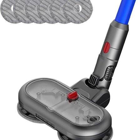 2-i-1 rengjøringstilbehør for Dyson mopphode med avtakbar vanntank KLB