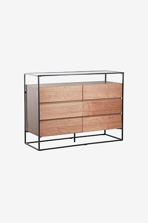 Jotex - Kommode, 91,5 x 123,5 Cm Walnussfurnier - SVEG - Kaufe Kommoden bei Jotex