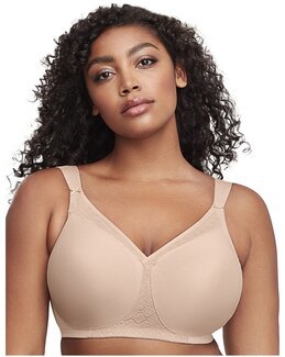 T-shirt-bh uten bøyle Beige - C85 - Glamorise