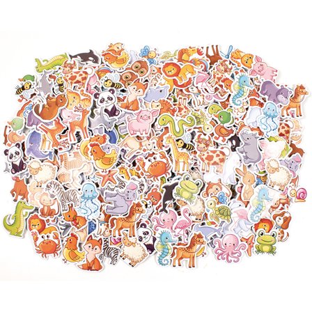 Soft stickers Animal 500 pcs