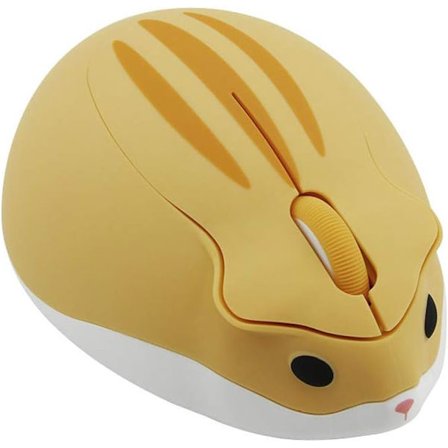 Sød Hamster Trådløs Mus, 2.4GHz Stille Klik - 1200DPI Bærbar Optisk Mus til PC/Laptop/MacBook, Sjov Gave til Børn & Voksne