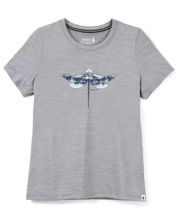 Smartwool Women’s Merino Sport 150 Dragonfly Summit Slim Light Gray Heather