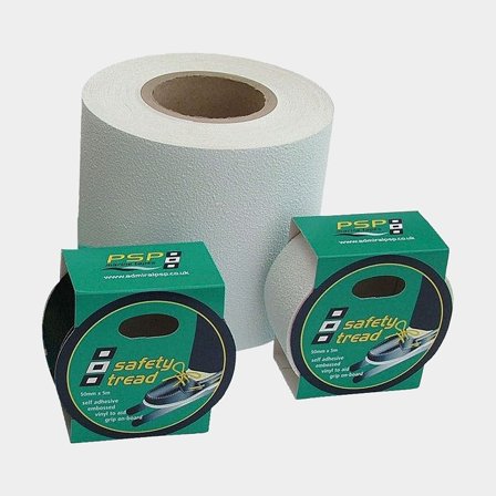 PSP Safety Tread halkskyddstejp vit, 25 mm