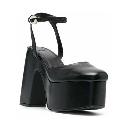 Coperni, Sandals Zwart, Dames, Maat:37 EU