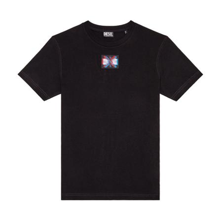 Diesel, T-Shirts Zwart, Heren, Maat:XL
