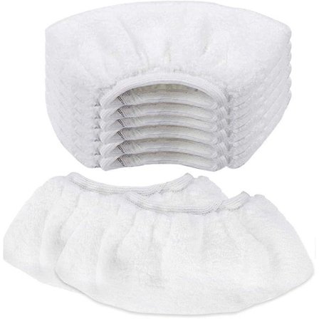 8 stk. mikrofiberkluter, trekk, håndmunnstykke, kompatibel med Karcher SC1 SC2 SC3 SC4 SC5 SV7