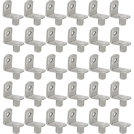 Hyllbärare - 30 st - L-formade hyllstöd