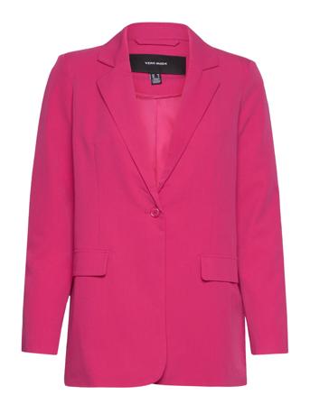 Vmzelda L/S Blazer Noos Blazers Single Breasted Blazers Rosa Vero Moda*Betinget Tilbud