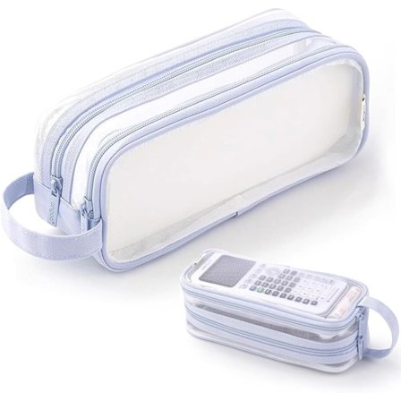 Transparent Blyantsæske Blyantsæske Teenager Blyantsæske Stor Sæske Skole Stor Blyantsæske Kontor Blyantsæske Voksen Transparent