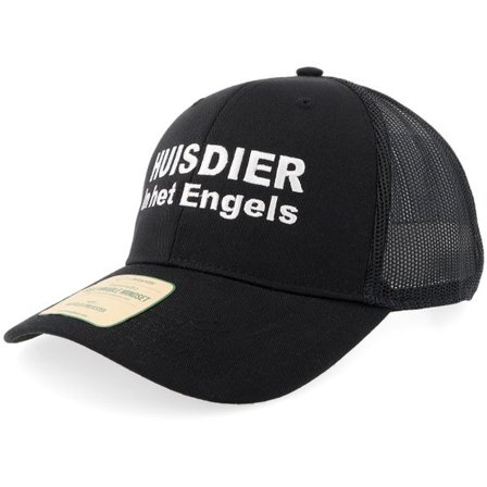 Iconic - Svart trucker Keps - Huisdier In Het Engels Bryce Black Trucker @ Hatstore
