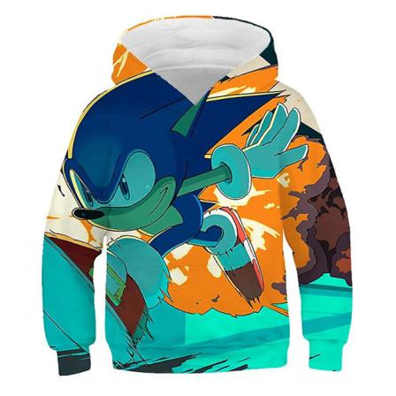 Barns Hedgehog Sonic Print Barntröja-m Style 140cm