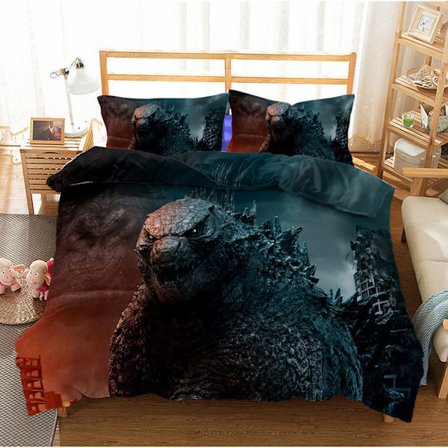 Digitaltrykt sengetøysett med flere temaer (3 deler): Tar "multiverset" inn i soverommet. Dynetrekk: 240*220 cm; Putetrekk: 50*75 cm * 2 deler