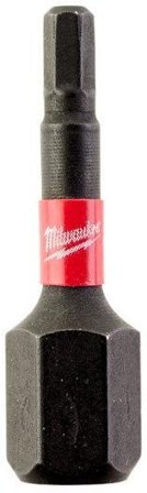 Milwaukee SHOCKWAVE Impact Duty HEX Bits 2-pak 2,5x25 mm, Maskintilbehør & forbrugsvarer
