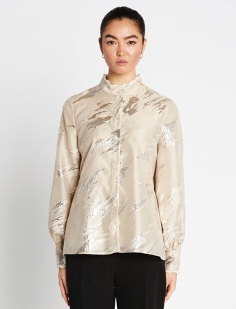 Bruuns Bazaar Plantagobbcharlotta Shirt - Gold - 44