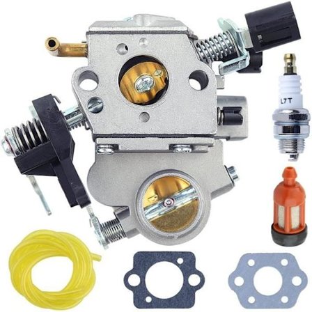 Karburatori Stihl MS311 MS311Z MS391 MS391Z MS391 moottorisahoille PN 1140 120 0601 WTE-9A tiivisteillä ja sytytisarjalla
