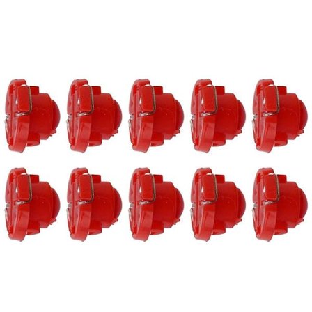 10 stk T3 Led 1smd 12v Bilinstrumentpanel Indikatorlys Innvendig Leselys Lyspærer