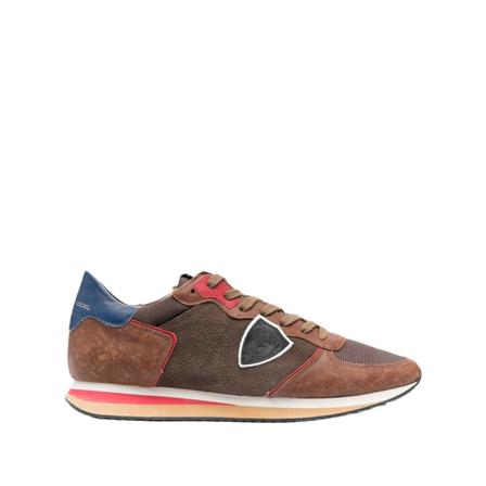Philippe Model, Sneakers Bruin, Heren, Maat:44 EU,suede