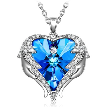 Halskæde til Kvinder Smykker til Hendes, Halskæder, Krystaller fra Østrig, Valentinsdag Morsdag Jubilæum B