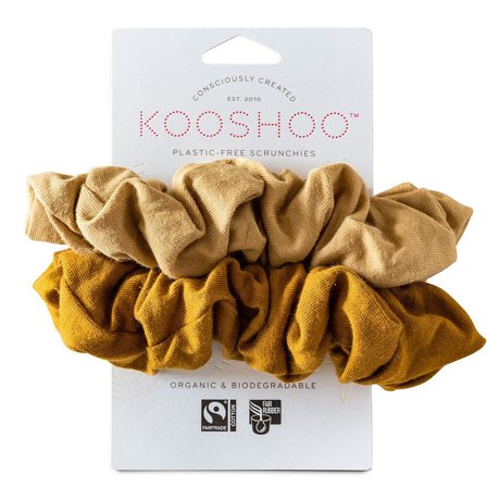 Kooshoo Scrunchie Gylden/Sand, Hår, Hårpynt, Scrunchies