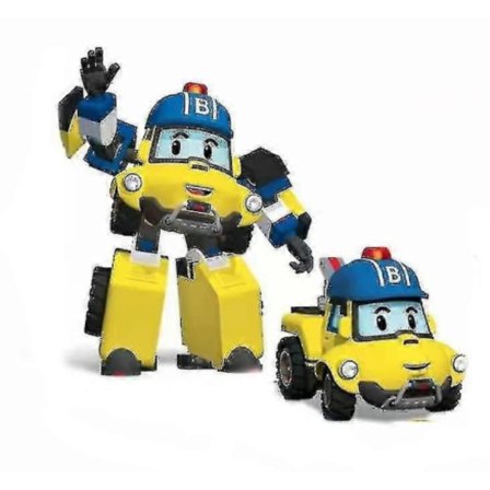 Robocar Poli Roy Transformer Robot, Transformerbar Lekebil, Brannbil Nødkjøretøy Leke, Gave til Barn