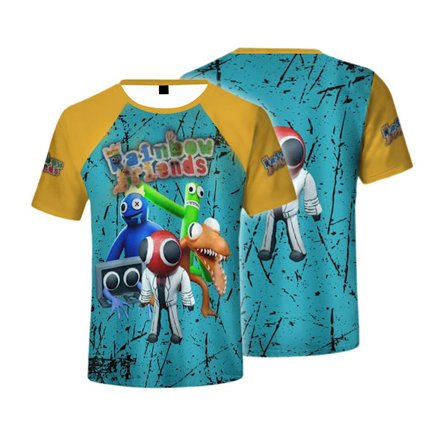 Regnbågsvänner spel perifert kort ärm F1