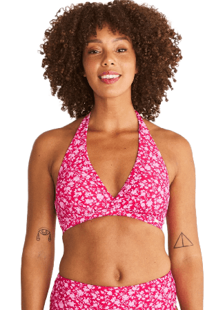 Abecita by Swegmark Maui Halterneck Bikini Dam Rosa 75BC