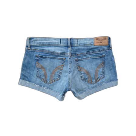 Hollister g-rise blå jeansshorts