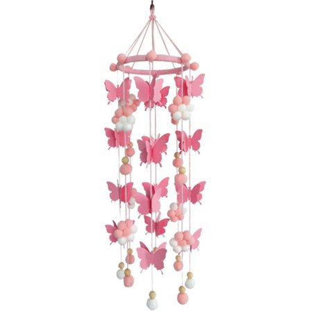 Baby Seng uro Søt Sommerfugl Filt Ball Uro Tak Uro H