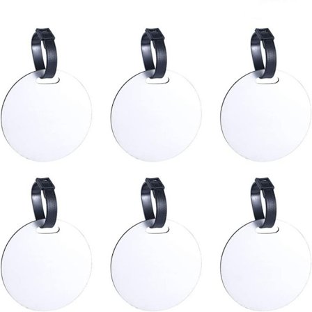 Blank Bagage Tag Identifier Etikett Bagage Identifier