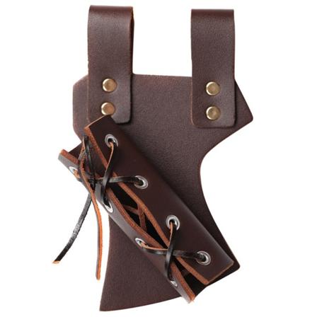 Vapen Svärdväska Medeltida Riddare Rygg Skida Axelrem Svärdhållare Slida Warrior Armors Spänne Rem Hölster Brown