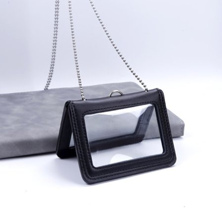 Cover i äkta läder Bank Business Arbetskortshållare