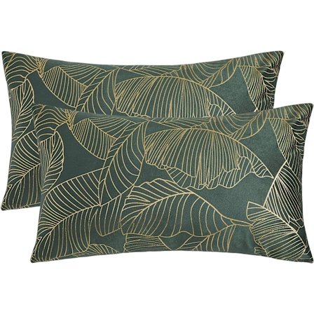 Samettikankaisia tyynynpäällisiä 30x50 cm Koristeellinen painettu kultainen tyynyliina sohvalle makuuhuoneeseen autoon olohuoneeseen Tyynynpäällinen 