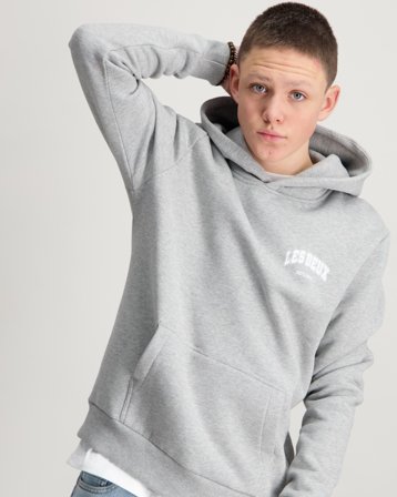 Les Deux Hoop Hoodie KIDS Gris Sweats à capuche Garçon - Kids Brand Store