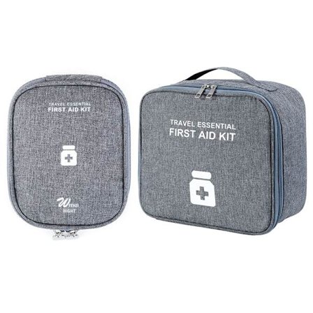 2 stk. Bærbar nødtaske med stor kapacitet til hjemmekontor, rejser og udendørs brug