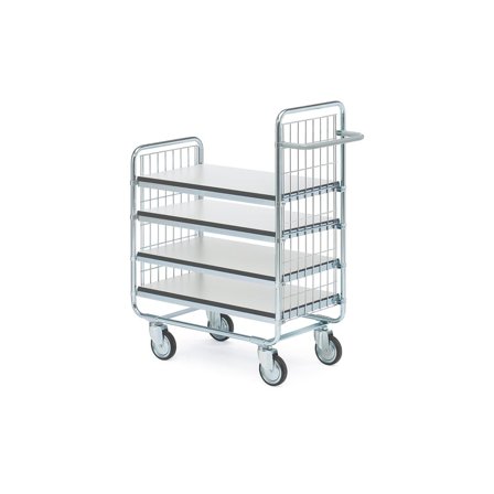 Hyllevogn ESD utførelse, 4 hyller, 930x460x1120 mm