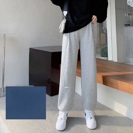 Bunt Føtter Harem Bukser Kvinner Solid Årsak Kvinnelige Bukser scoop klær grå pluss fløyel