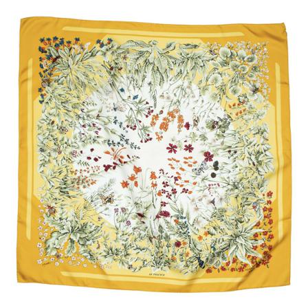 Hermès Vintage, Pre -owned Scarf Geel, Dames, Maat:ONE Size