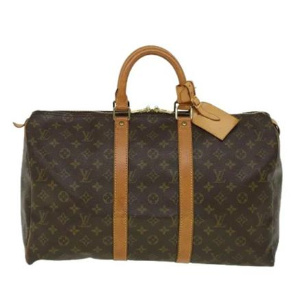Louis Vuitton Vintage, Pre-owned Keepall Bag Bruin, Dames, Maat:ONE Size