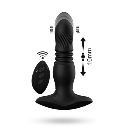 Anal Pleasure Thrusting Vibrator - Vuxen.se - Analvibrator, Vibrerande butt plug